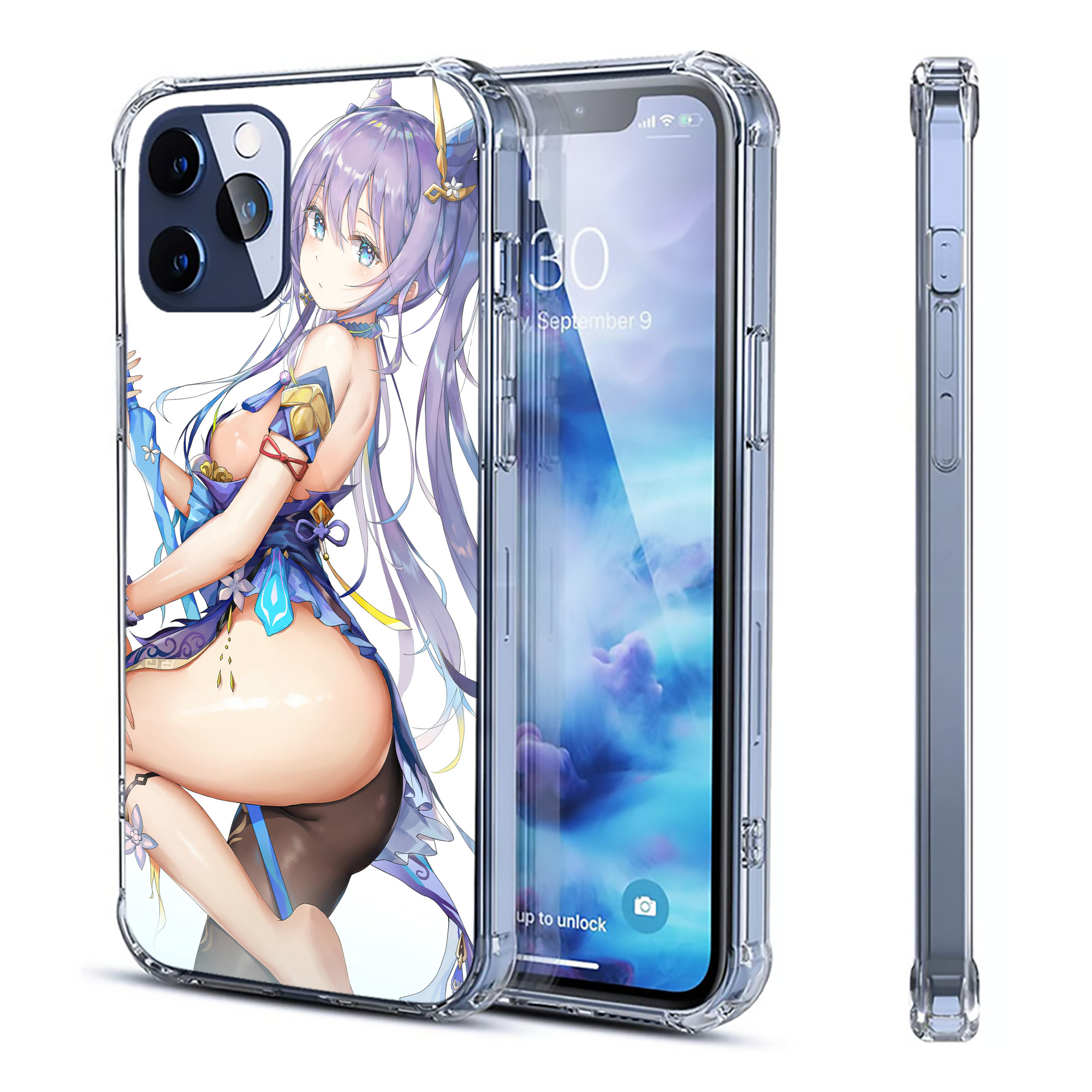 げんし神 genshin 【iPhone 12シリーズ対応】透明スマホケース（クリアソフトケース）
